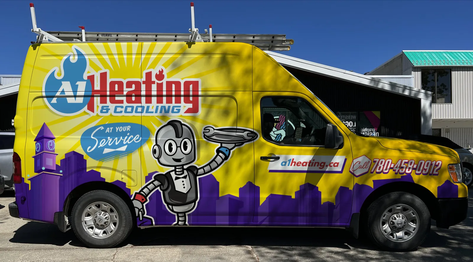 A1 Heating — Fleet Van Wrap